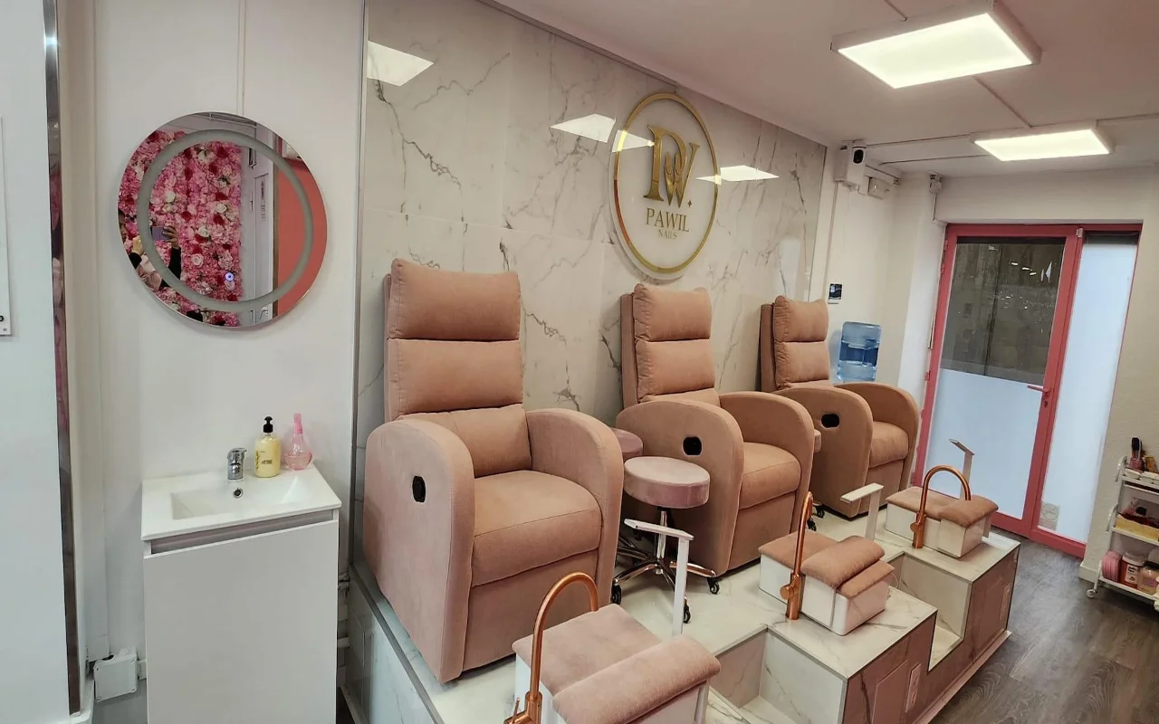 Zona de pedicura Jelly Spa en Pawil Nails